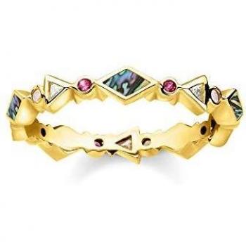 Anillo Esencia Ráfaga de Colores, Plata y Oro 18K – Thomas Sabo