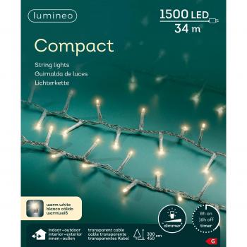 Lumineo Timer Lichterkette 34m