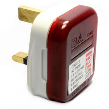 White Plug & Socket Tester for UK Mains (13A)