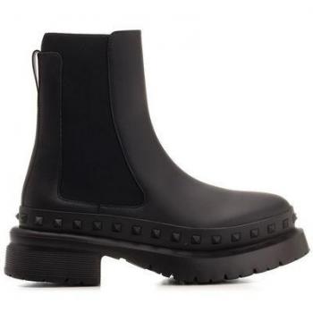 Valentino Beatle Leather Boot Black – 44