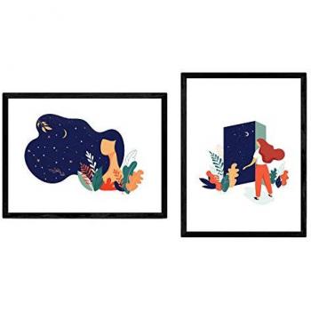 Noches Celestiales: Arte en Láminas A3