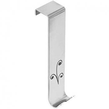 Appendiabiti da porta gancio appendino attaccapanni bagno acciaio mod. Nature