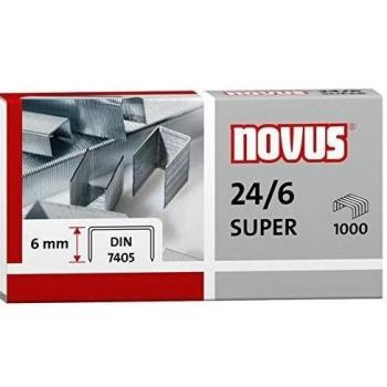 Novus Heftklammern 24/6 Super Inh.1000