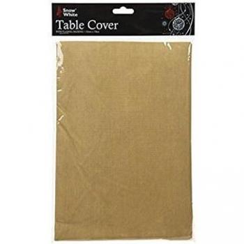 Gold‑Lined Flannel Table Cover 132 × 178 cm