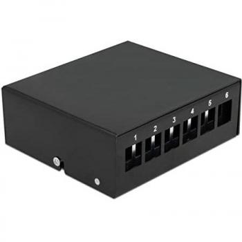 Accessorio Server Delock 6 Porte Nero