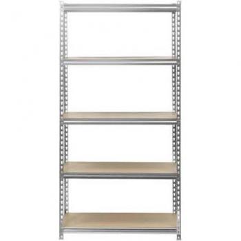 Rayonnage industriel Toolcraft TO-8660250 350 kg 900x1826x450 mm argent bois