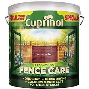 Cuprinol Plus 5L with 20% More Paint, Autumn Red