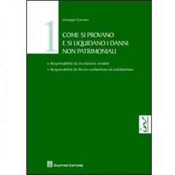 Come Si Provano E Si Liquidano I Danni Non Patrimoniali 1: Vol. 1