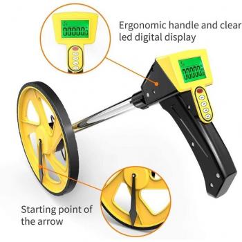 Foldable Measuring Wheel with Digital Display