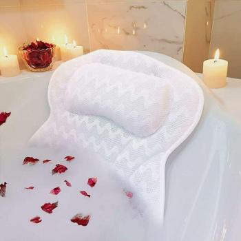 Oreiller de Bain avec Support Tête et Cou