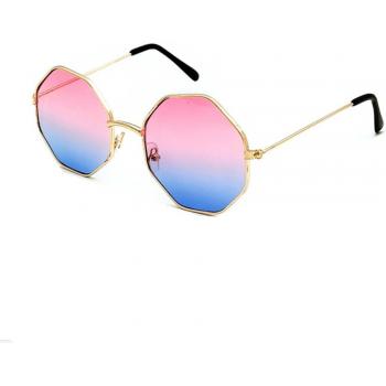 Lentes de Sol Irregulares Mujer Plástico Metal, 1 Pieza