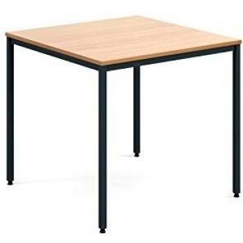 Beech Flexi 800 Graphite Frame Table