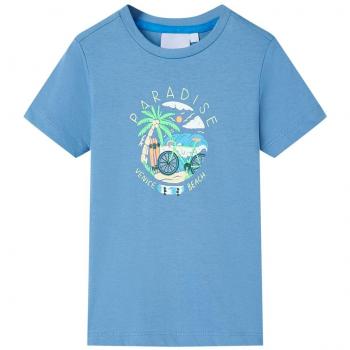 VidaXL T-Shirt für Kinder 104 Mittelblau