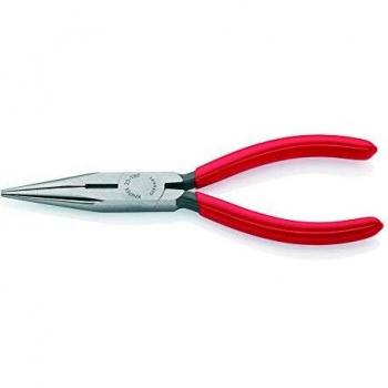 Pinza Knipex a becchi mezzotondi diritti lucidata