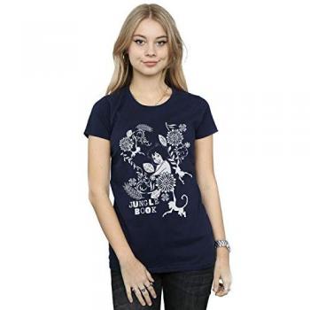 Haut Disney Lady Jungle Book Mowgli T-shirt Bleu marine 2XLarge