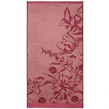 ESSENZA Malou Serviette Jacquard Coton Bio Prune 70 x 140 cm