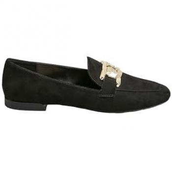 Yours Curve Weite Ketten-Loafer Schwarz