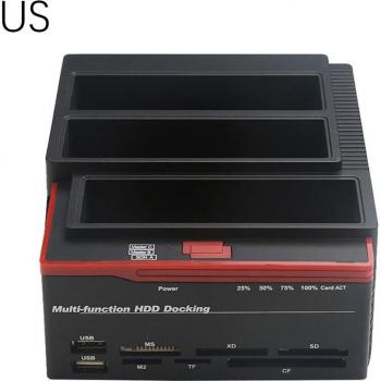 Base Multifuncional para Disco Duro Externo USB 3.0