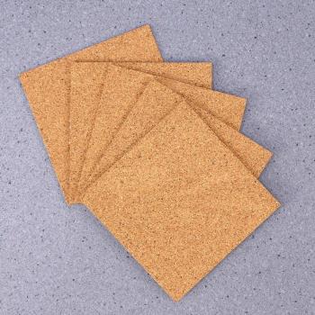 Self-Adhesive Cork Coaster Squares