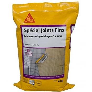 Sika Joint Fin prêt à gâcher 4kg Cendre