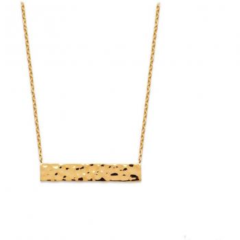 Collier 'Cléopatra' en Plaqué Or doré martelé
