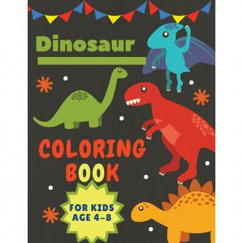 Daisy, Adil: Dinosaur Coloring Book for Kids Age 4-8
