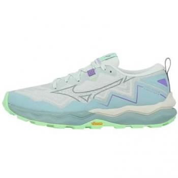 Mizuno Scarpe Da Trail Running Wave Daichi 9 Femminili Bianco Verde Acqua