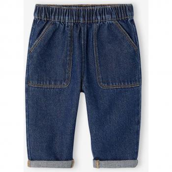 VERTBAUDET Jean bébé en denim brut taille ajustable