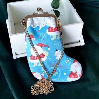 Handmade Christmas Socks and Purse Craft Package