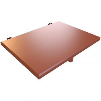 Tablette à suspendre 40 x 30 cm, couleur chocolat – ABC MEUBLES