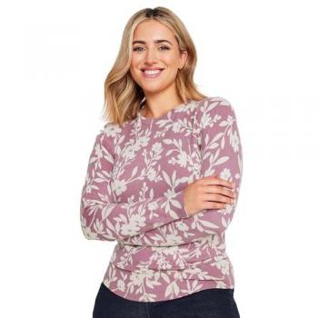 Pull M & Co Rose à Col Roulé 46-48