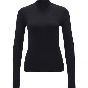 OPUS Rollkragenshirt Singrid schmale Passform Jersey