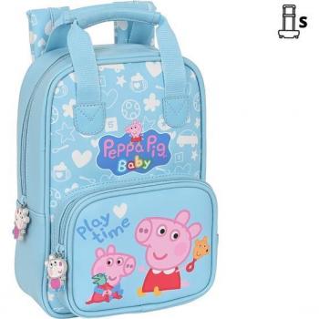 Peppa Pig Kinderrucksack, Baby Hellblau (20 x 28 x 8 cm)