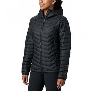 Columbia Damen Powder Lite Kapuzenjacke, Schwarz