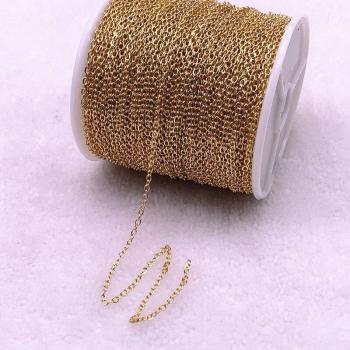 5 Yards Gold/Silver Plated Chain for Handmade Necklaces