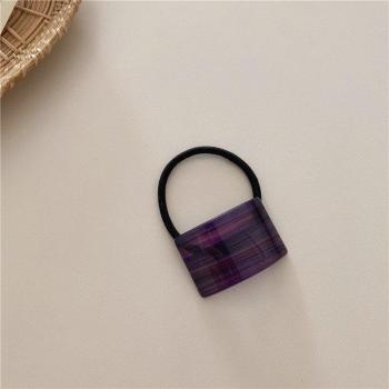 Geometric Curved Hair Tie for Women