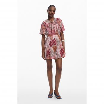 Abito Boho Corto Bianco