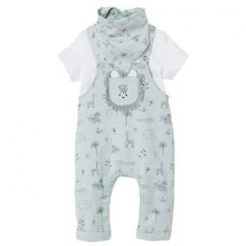 VERTBAUDET Pack 3 Pièces Bébé Salopette Body Foulard