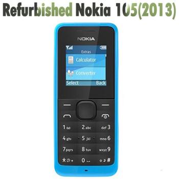 Nokia 105 (2013) Rebuilt – 90% New Blue Simple Set Phone