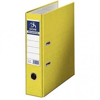 Cartella a leva Dohe Archicolor con Rado, Cartone, Folio, Dorso Largissimo Giallo