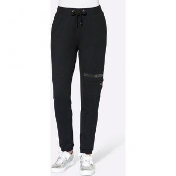Pantalon Helline en Sweat Noir 42