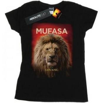 Tee Noir Mufasa Disney Femme – Le Roi Lion