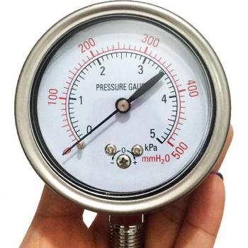 Medidor de Presión YE-60 10 kPa–20 kPa con Diafragma de Acero