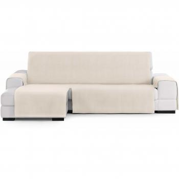 Funda de sofá chaise longue Eysa Levante, color beige