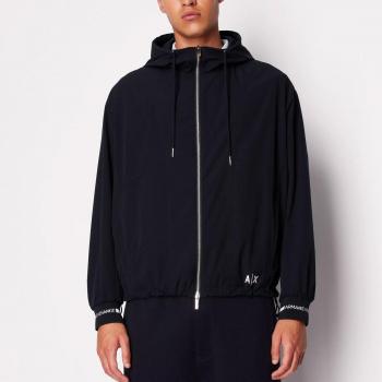Armani Exchange Campera Cortavientos Azul