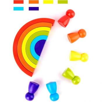 Kids' Wooden Rainbow Balance Toy