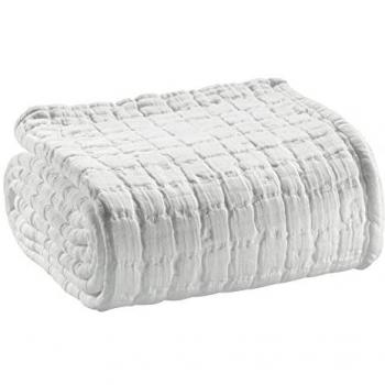 Couvre-lit en coton stonewashed Swami 180 x 260 cm