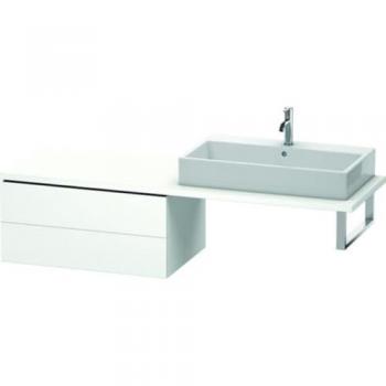 Duravit L‑Cube Blanco: base para consola 1020 mm de ancho, 547 mm de profundidad, 2 cajones