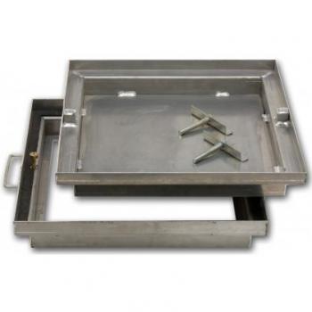 Couvercle en aluminium pour carrelage 49 x 49 cm