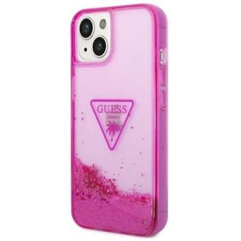 Estuche CG MOBILE Guess iPhone 14 Plus Con Purpurina Líquida y Absorción de Golpes